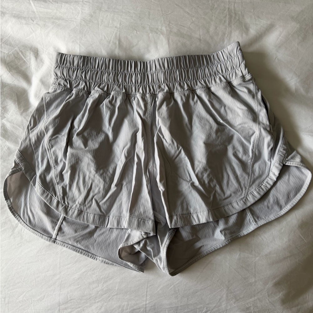 Lululemon Track That High Rise Shorts White